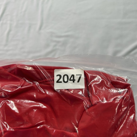 VINTAGE Eddie Bauer Jacket Mens Medum Red Anorak Windbreaker Vented Lightweight - Picture 10 of 10